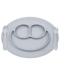 EZPZ Mini Feeding Set - Pewter