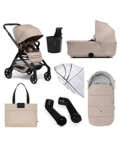 Joolz Hub2 Stroller + Accessories 6pcs Bundle - Sandy Taupe