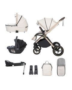 Babymore Kai Travel System Coco with Base - Sandstone