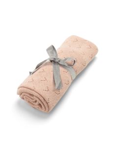 Mamas & Papas Knitted Blanket - Pink Pointelle