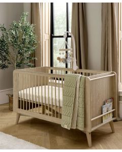 Mamas & Papas Coxley Cotbed - Natural/Olive