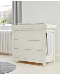 Mamas & Papas Mia Sleigh Dresser - White