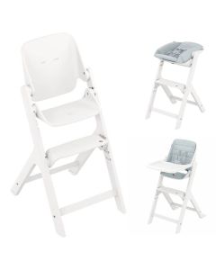 Maxi Cosi Nesta Wooden Highchair Complete Bundle - White