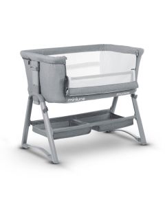 miniuno StayClose Co-Sleeper Crib - Grey