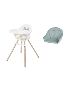 Maxi Cosi Moa Highchair + Cushion Sage - Beyond White