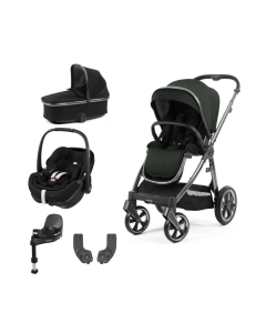 BabyStyle Oyster 3 Essential 5 Piece Maxi Cosi Pebble 360 Pro2 Travel System Bundle - Black Olive