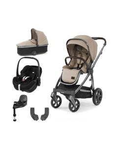 BabyStyle Oyster 3 Essential 5 Piece Maxi Cosi Pebble 360 Pro2 Travel System Bundle - Butterscotch