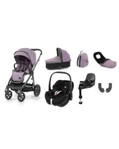 BabyStyle Oyster 3 Luxury 7 Piece Maxi Cosi Pebble 360 Pro2 Travel System Bundle - Lavender