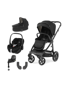 BabyStyle Oyster 3 Essential 5 Piece Maxi Cosi Pebble 360 Pro2 Travel System Bundle - Pixel