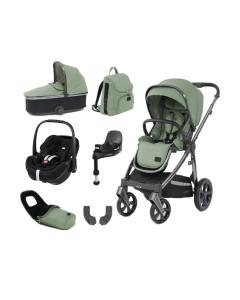 BabyStyle Oyster 3 Luxury 7 Piece Maxi Cosi Pebble 360 Pro2 Travel System Bundle - Spearmint