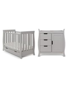 Obaby Stamford Mini 2 Piece Room Set - Warm Grey