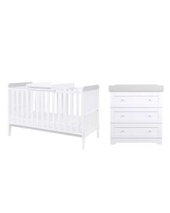 Tutti Bambini Rio 2 Piece Room Set - White/Dove Grey