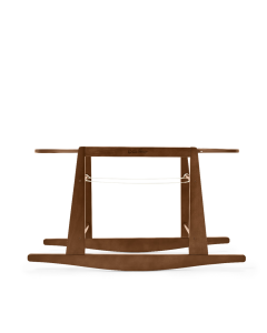 The Little Green Sheep Moses Basket Rocking Stand - Walnut