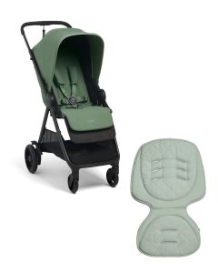 Mamas & Papas Libro Stroller Bundle with Quilted Memory Foam Liner (2 Piece) - Bay Green/Sage