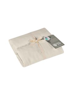 Gaia Baby Maia Muslin Fitted Sheets Cot Bed 60x120cm (2pc) - Sand