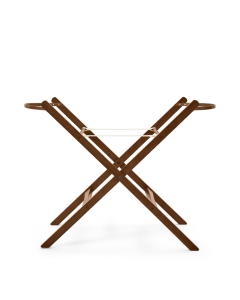 The Little Green Sheep Moses Basket Static Stand - Walnut