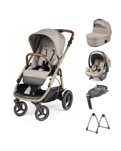 Peg Perego Veloce TC Stroller 7 Piece Travel System Bundle - Astral