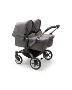 Bugaboo Donkey 5 Twin Complete Pushchair - Graphite/Grey Melange