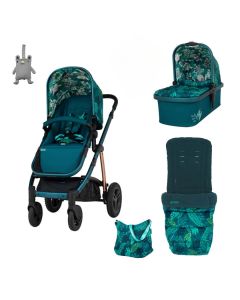 Cosatto Wow 2 Pram and Accessories Bundle - Midnight Jungle